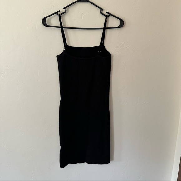 House of Harlow 1960 Black Ribbed Mini Dress - Picture 9 of 10